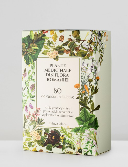 Medicinal Plants from Romania - Educational set with 80 cards for recognition and use | Hodaia